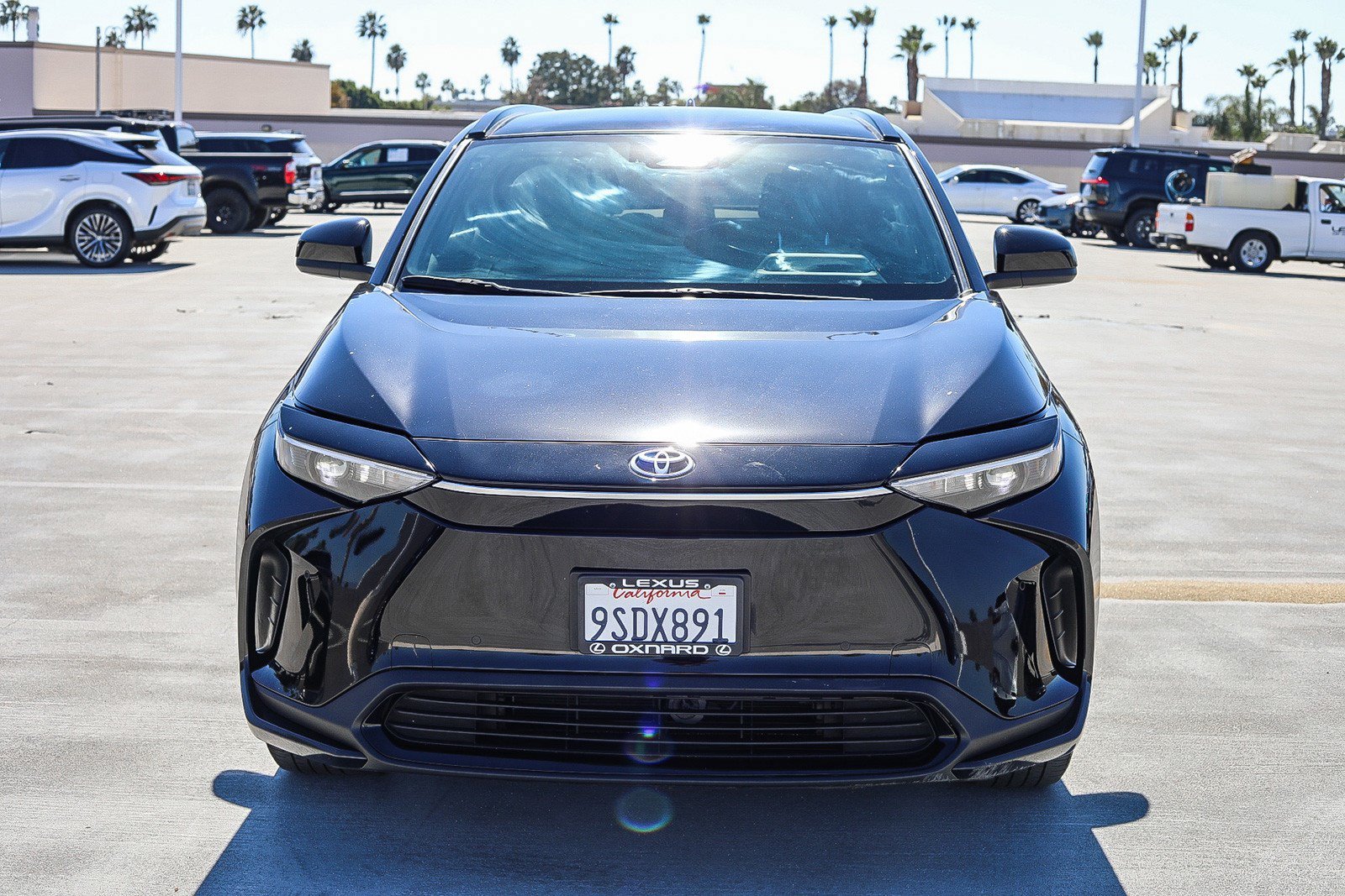Used 2025 Toyota bZ4X XLE with VIN JTMAAAAA6SA056312 for sale in Oxnard, CA