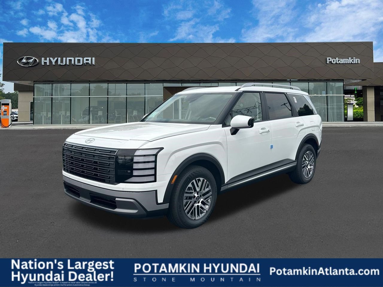 New 2026 Creamy White Pearl Hyundai SEL 7P image 1