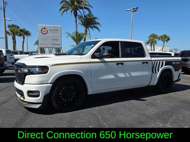 New 2026 Bright White Clear-Coat Exterior Paint RAM DC650 Hemi Supercharged image 3