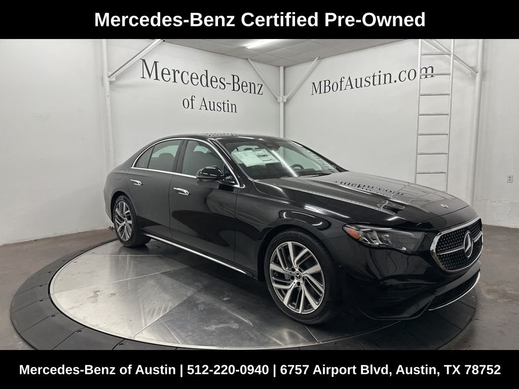Certified Used 2026 Black Mercedes-Benz E 350 image 1