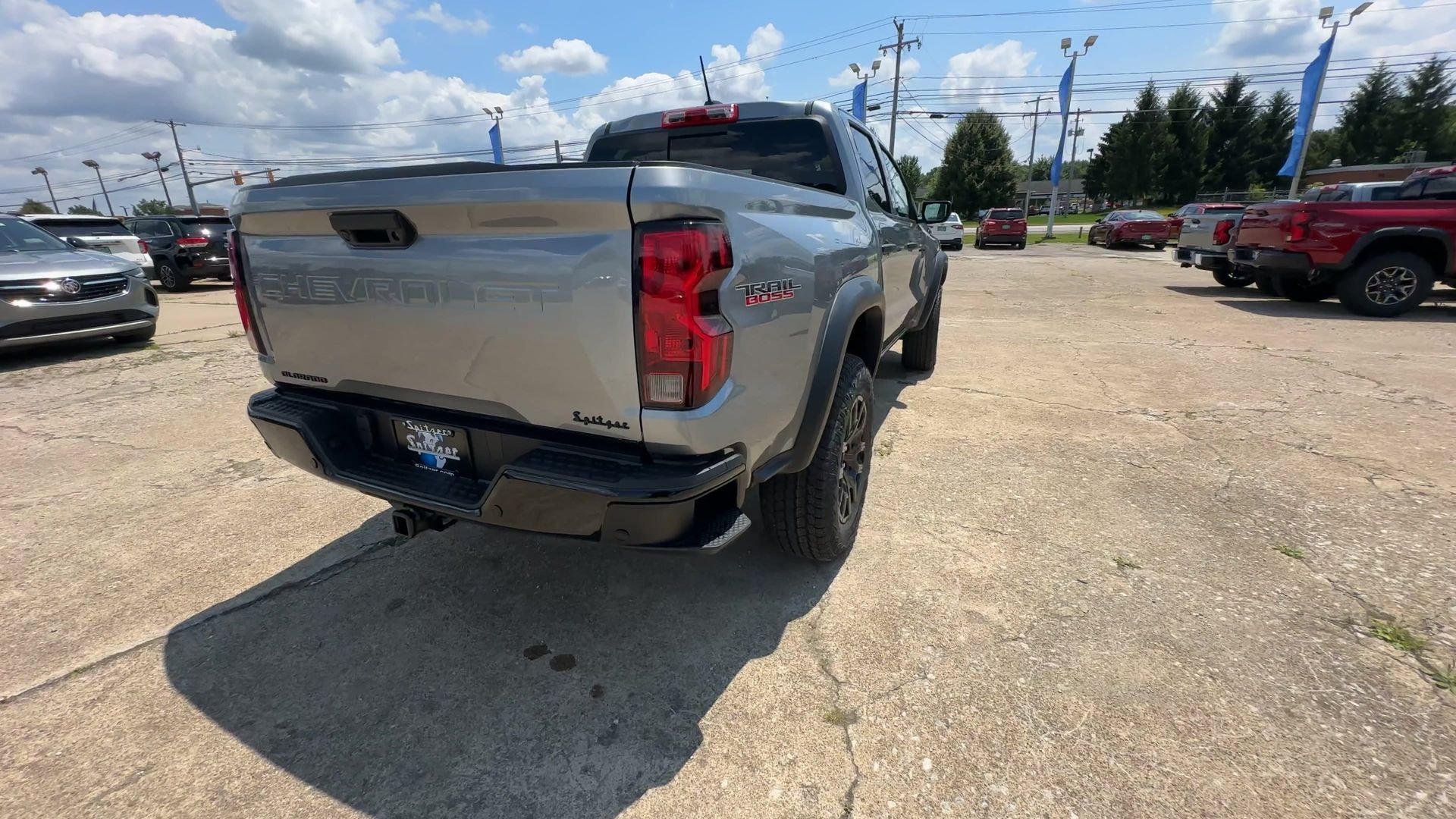 2026 Chevrolet Colorado Trail Boss Gray at Spitzer Autoworld Chevy Buick GMC Cadillac