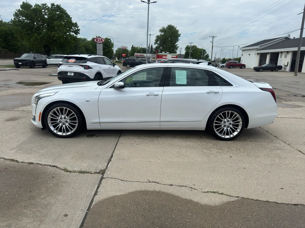 Used 2017 Crystal White Tricoat Cadillac Premium Luxury AWD image 1