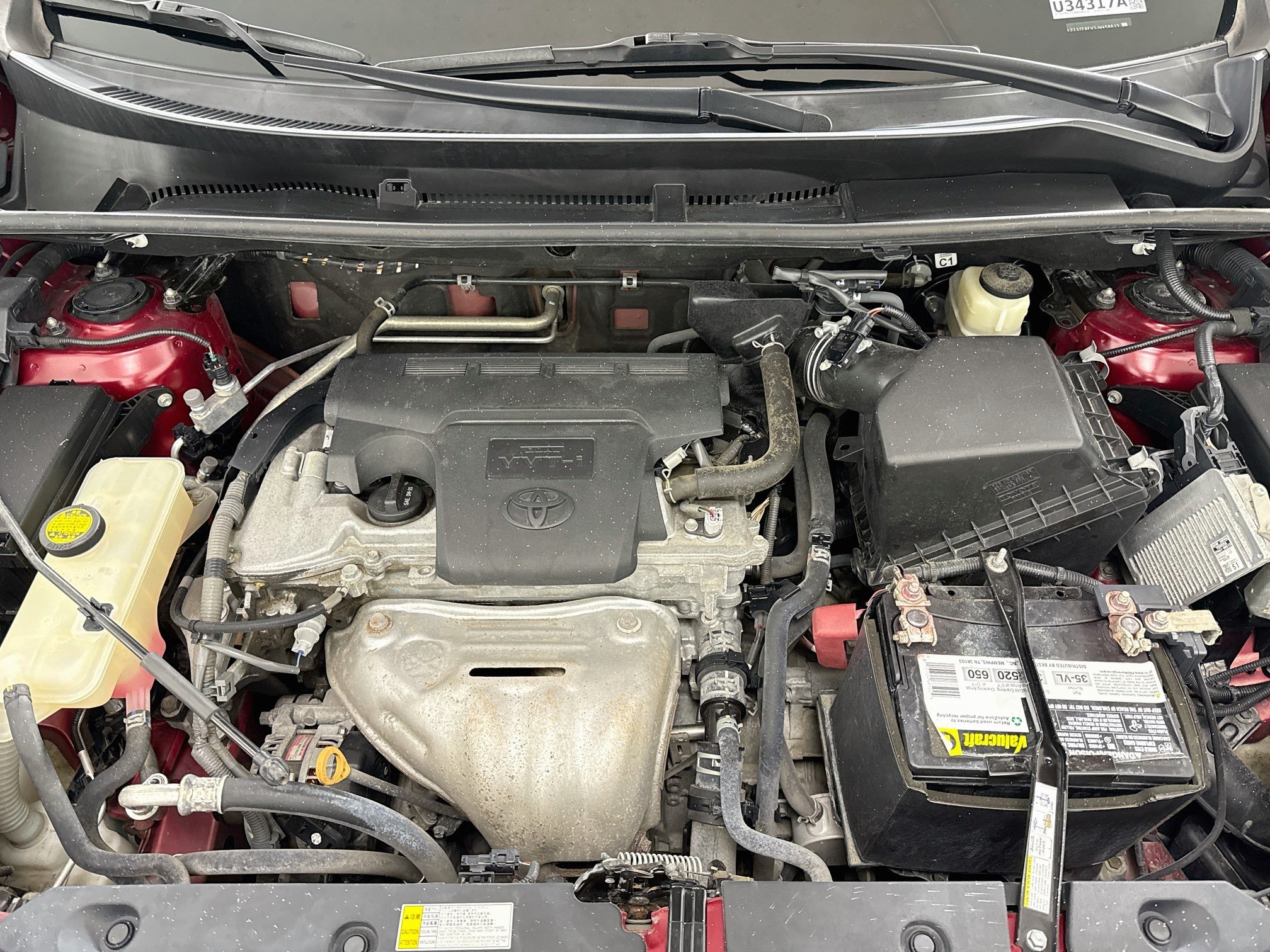 Used 2018 Ruby Flare Pearl Toyota LE image 27