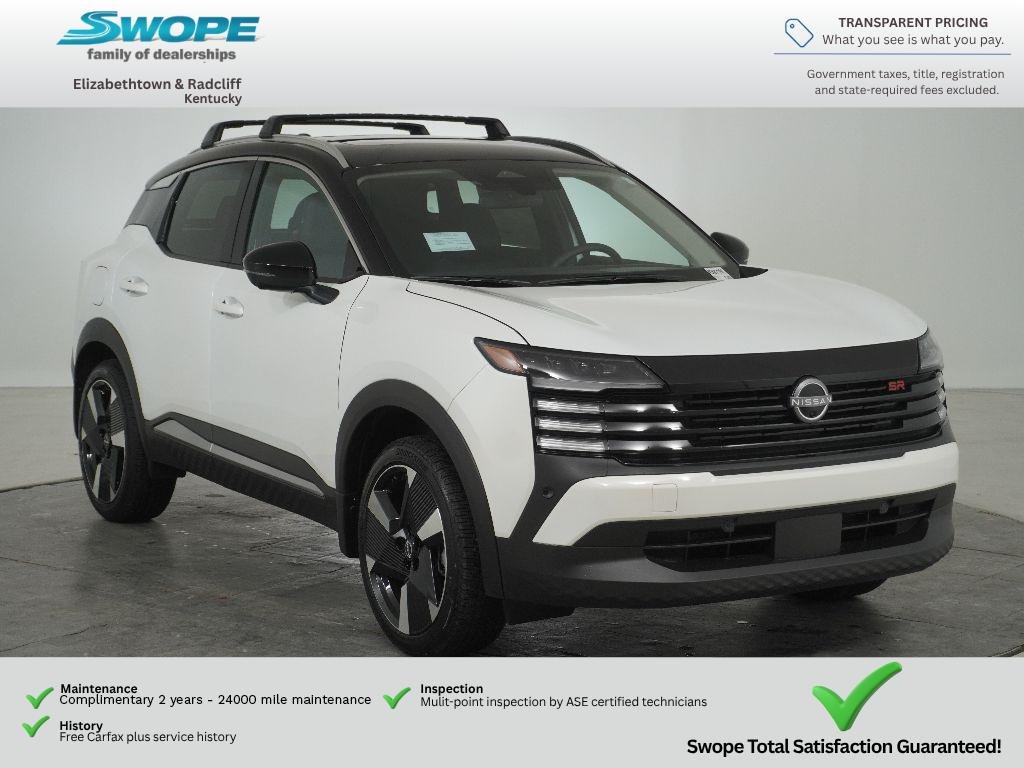 New 2026 Aspen White TriCoat / Super Black Two-tone Nissan SR image 1