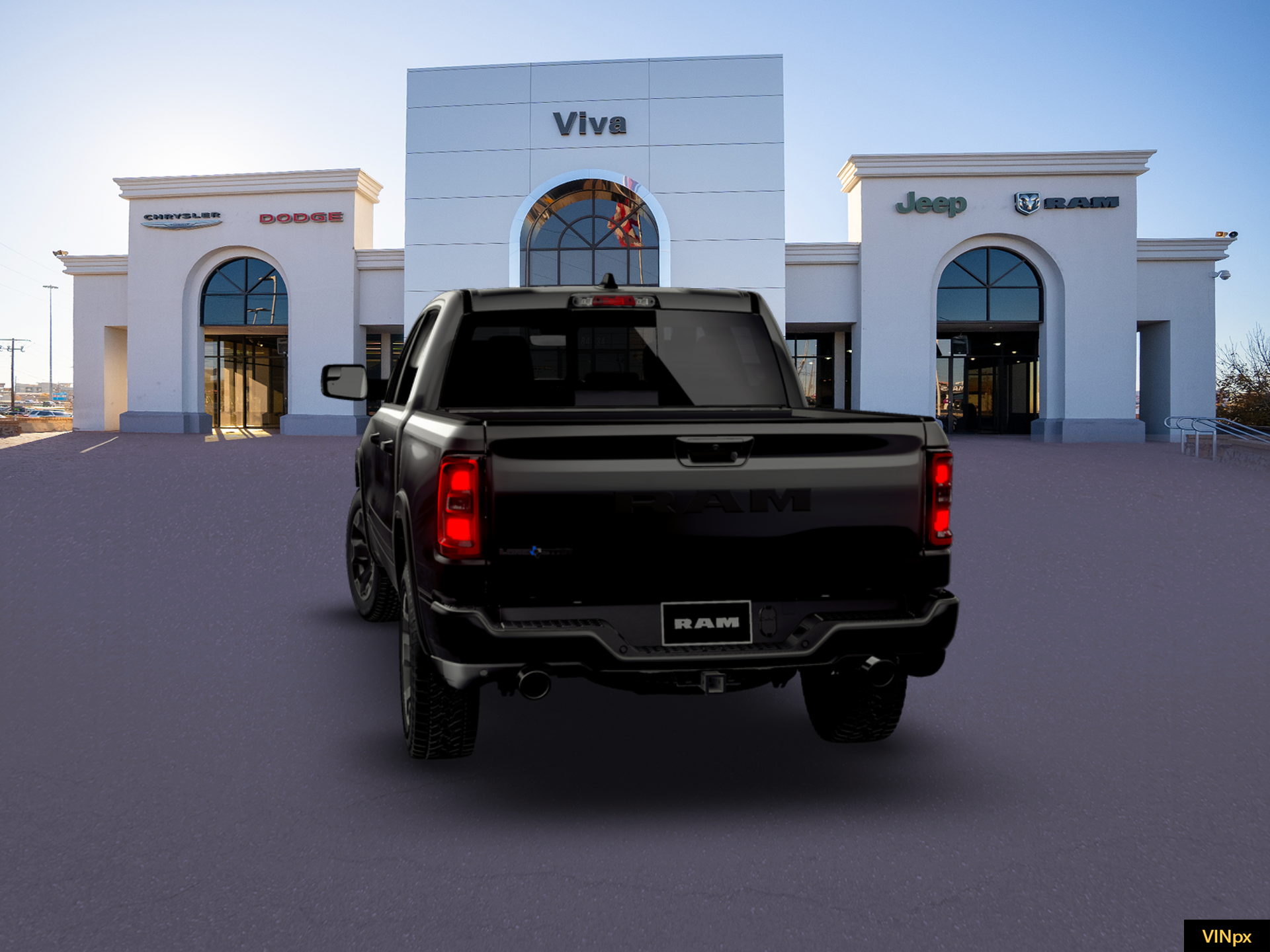 New 2026 Diamond Black Crystal Pearl-Coat Exterior Paint RAM Big Horn/Lone Star image 25