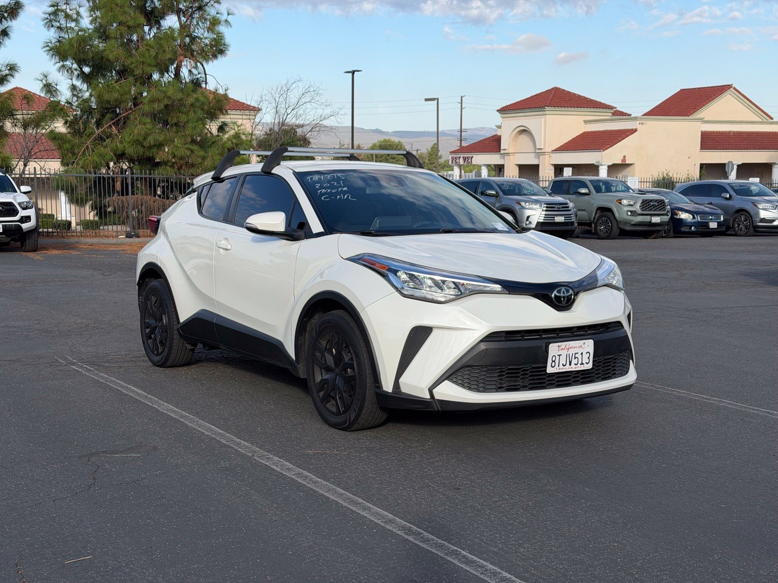 Used 2021 Blizzard Pearl Toyota LE image 2