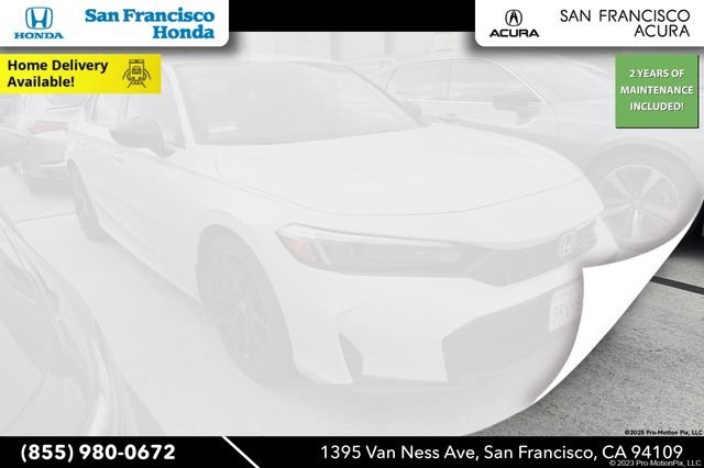 Certified Used 2025 Platinum White Pearl Honda Sport image 1