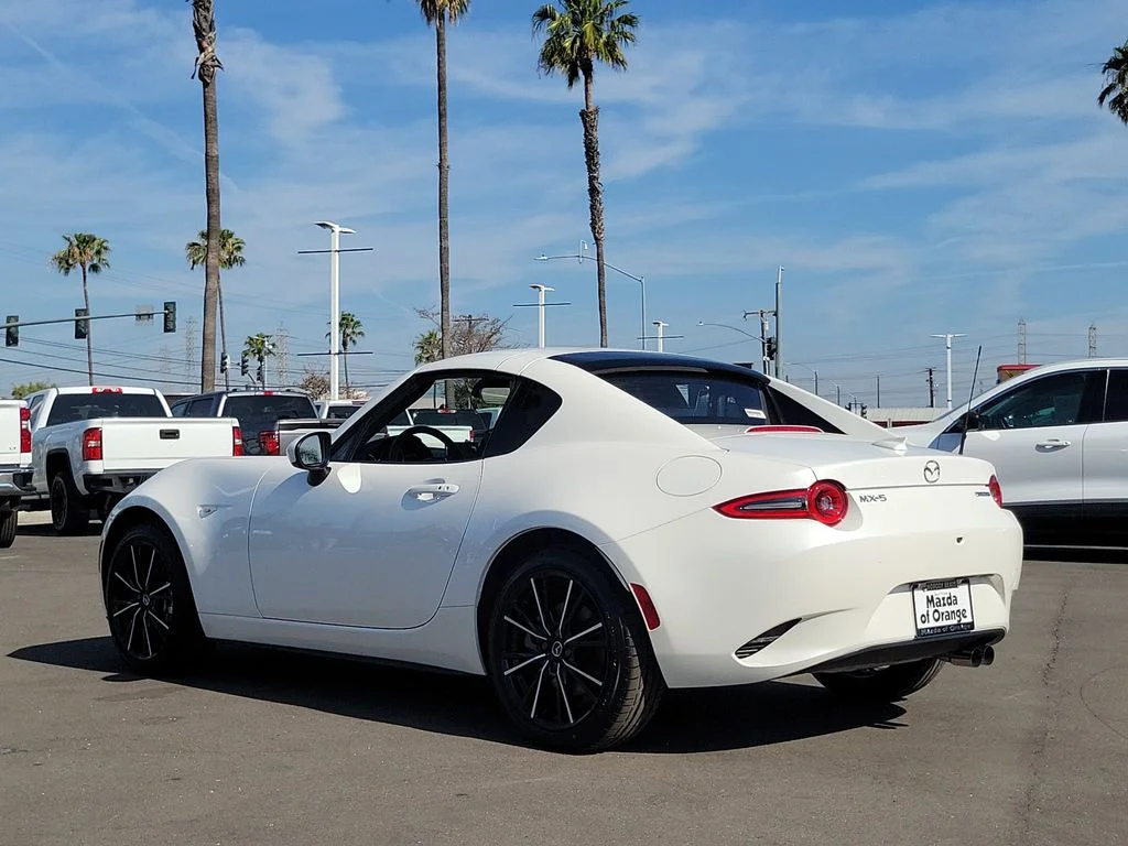 New 2026 Mazda MX-5 Miata RF Grand Touring CONVERTIBLE in Orange