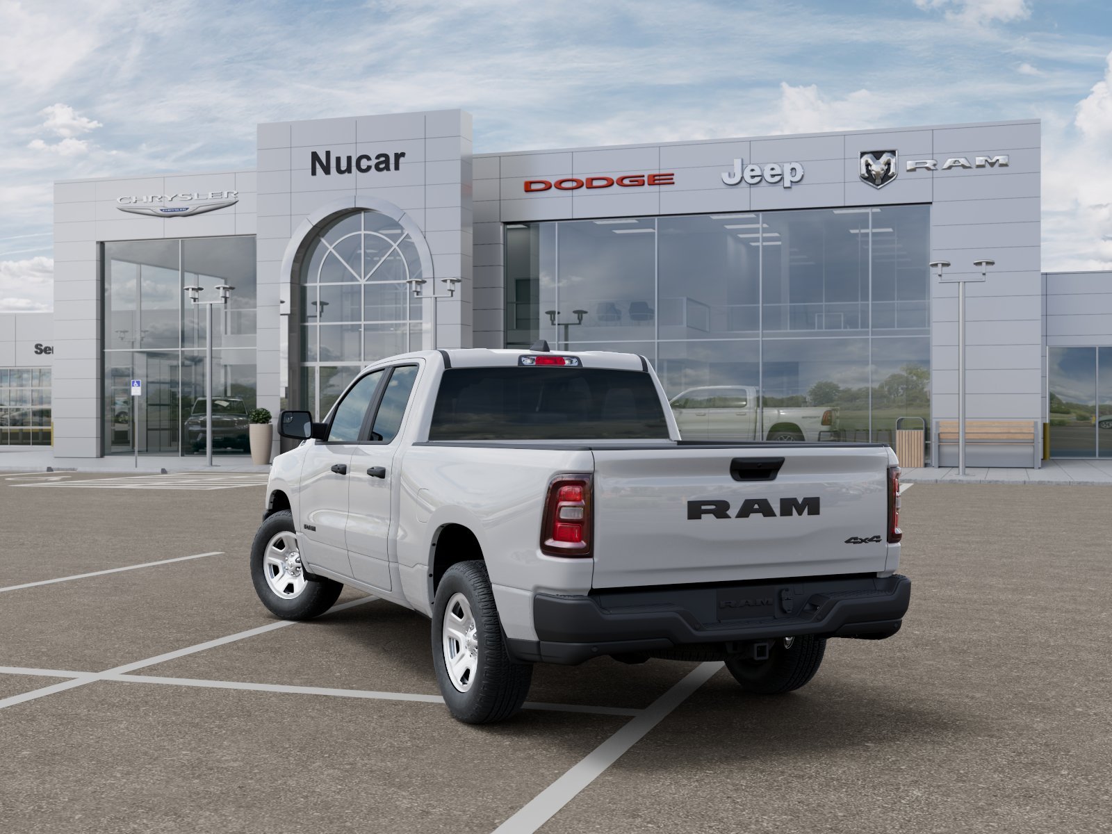 New 2026 Bright White Clear-Coat Exterior Paint RAM Tradesman image 4