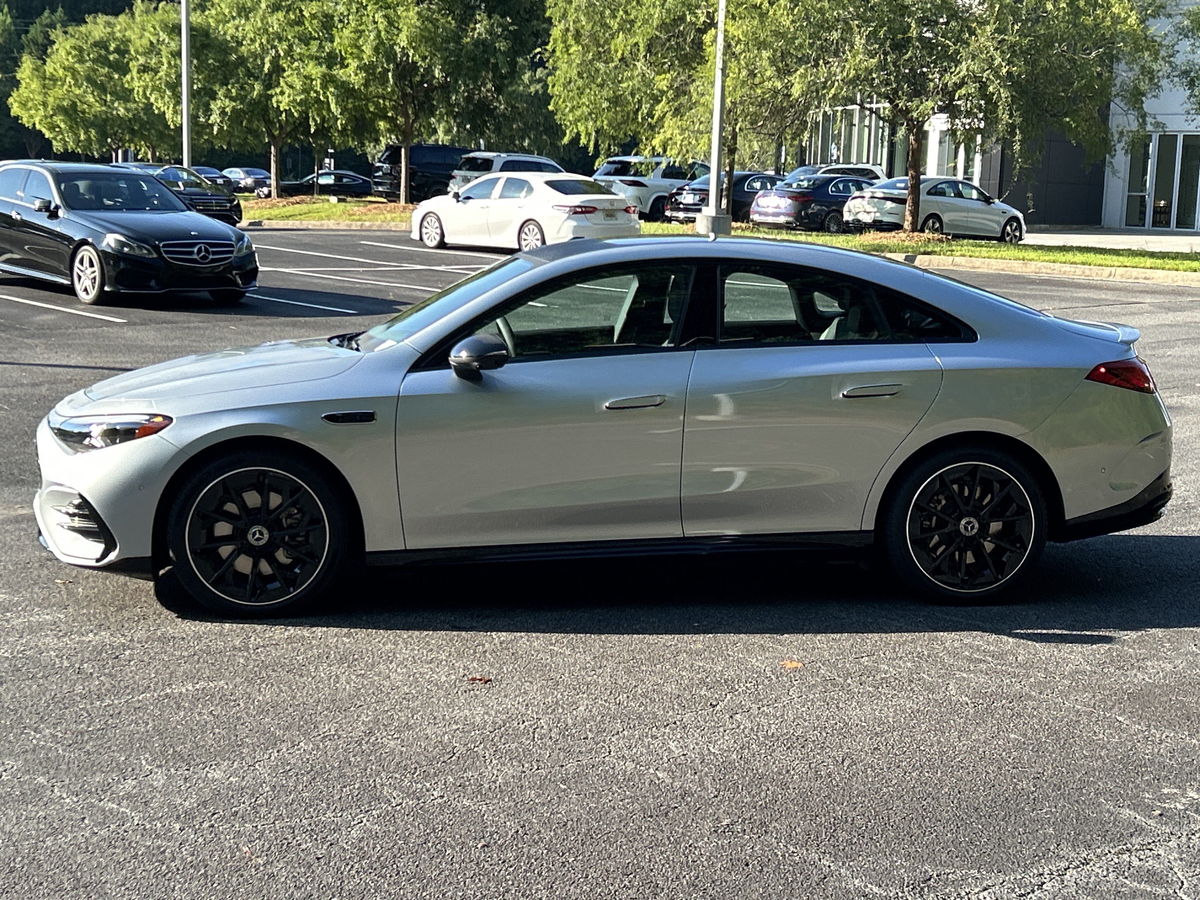 New 2027 Cirrus Silver Metallic Mercedes-Benz CLA 250+ Electric Sedan image 11