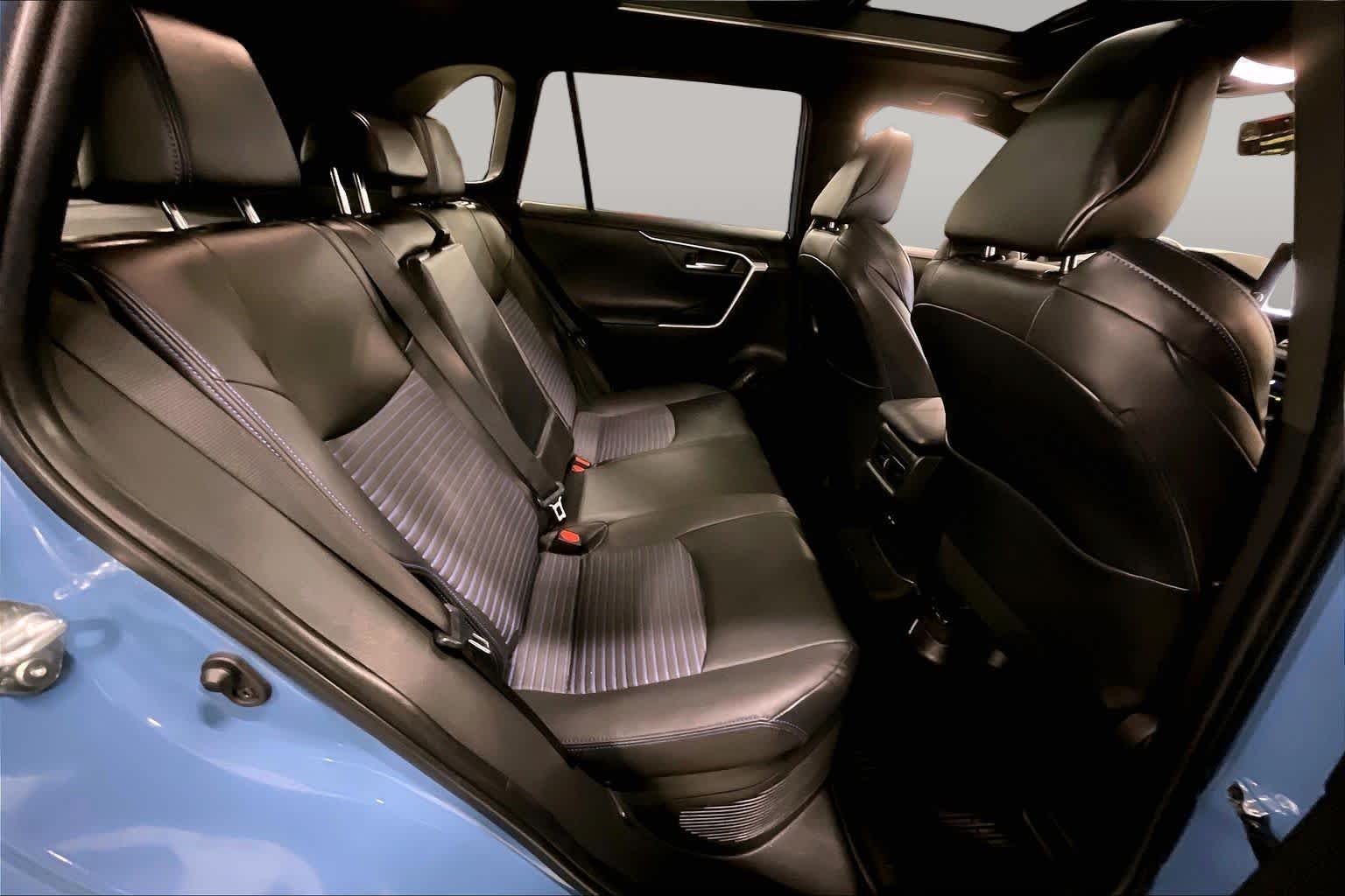 Used 2023 Cavalry Blue/Midnight Black Metallic Toyota Hybrid XSE image 19