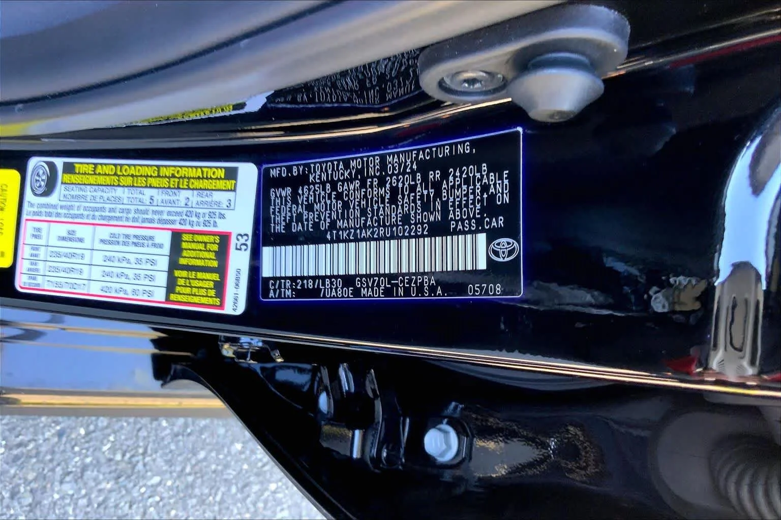Certified Used 2024 Midnight Black Metallic Toyota XSE V6 image 56