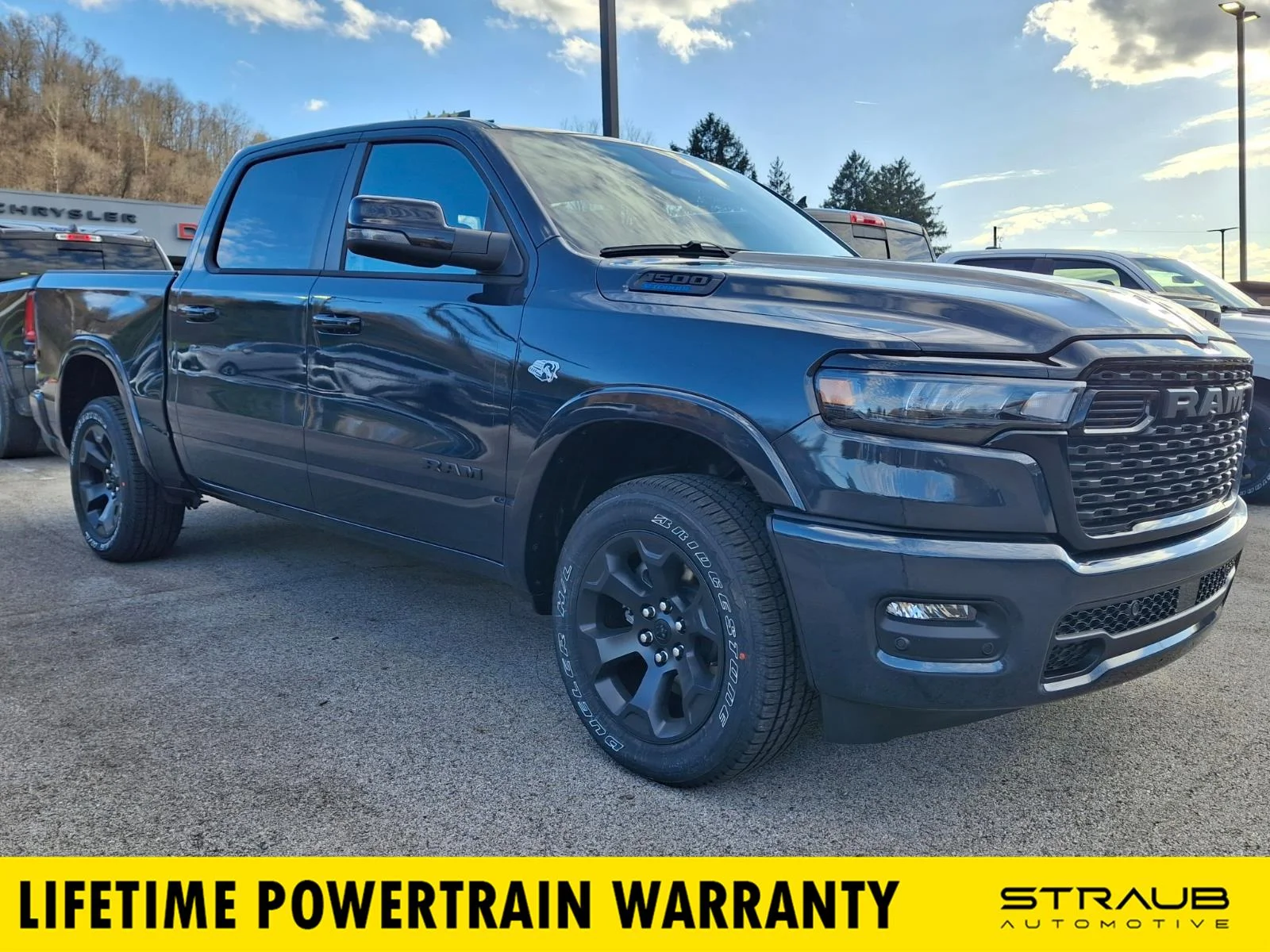 New 2026 Forged Blue Metallic RAM Big Horn image 1
