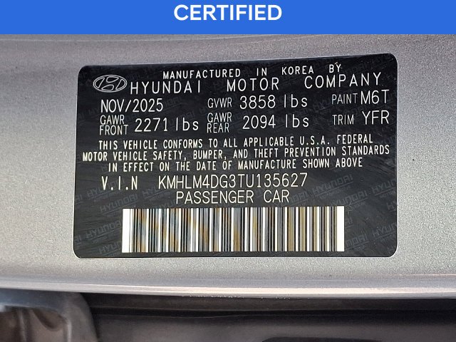 Used 2026 Silver Hyundai SEL Sport image 26