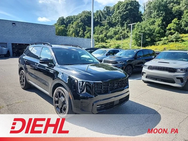 Used 2026 Black Kia X-Line EX image 1