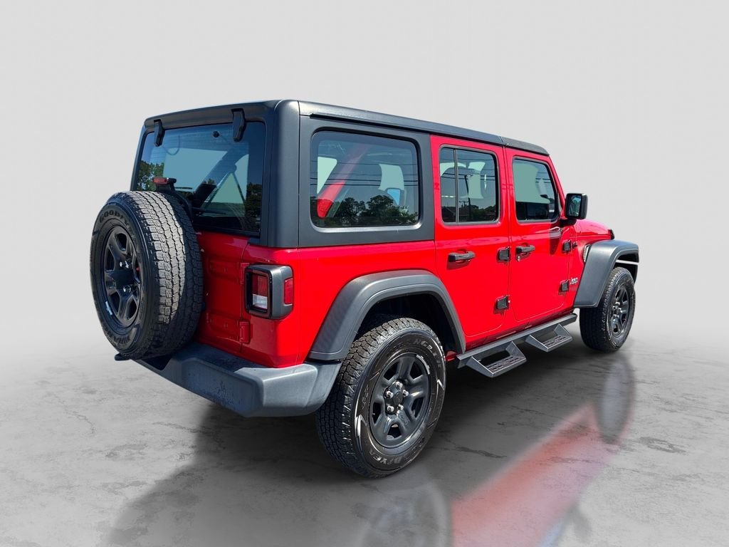 Used 2019 Red Jeep Unlimited Sport image 7