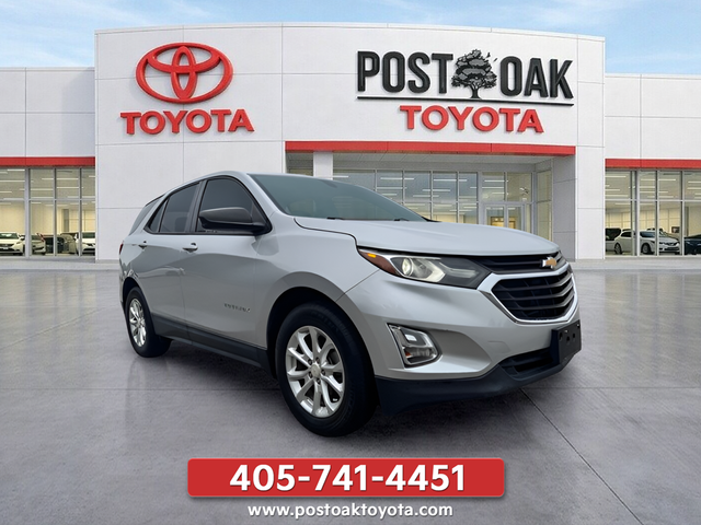 Used 2018 Chevrolet Equinox LS with VIN 2GNAXHEV0J6285026 for sale in Midwest City, OK