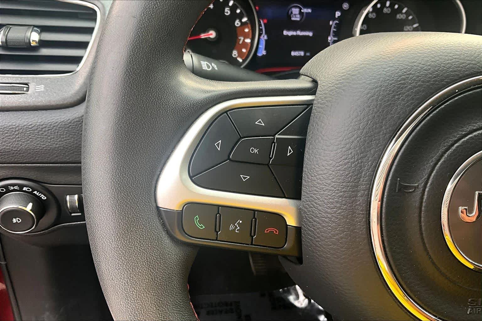 Used 2021 Velvet Red Pearlcoat Jeep Trailhawk image 22