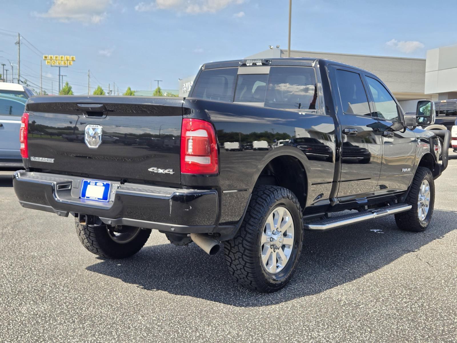 Used 2023 Diamond Black Crystal Pearlcoat Ram Laramie image 8