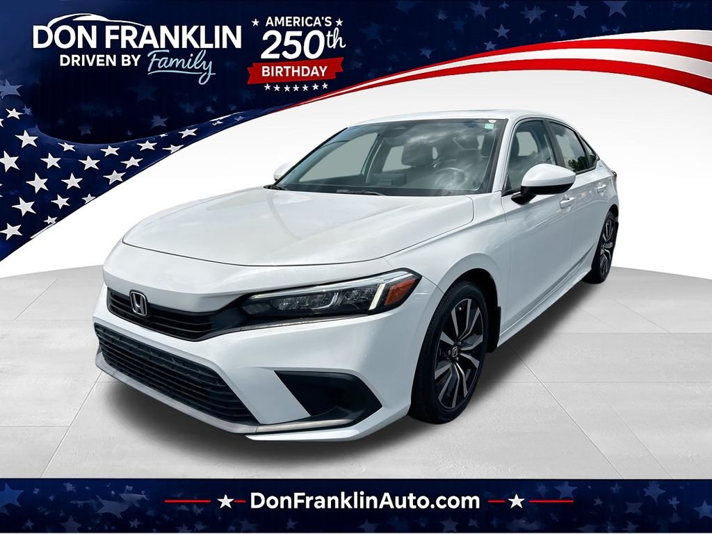 Used 2022 White Honda EX image 1