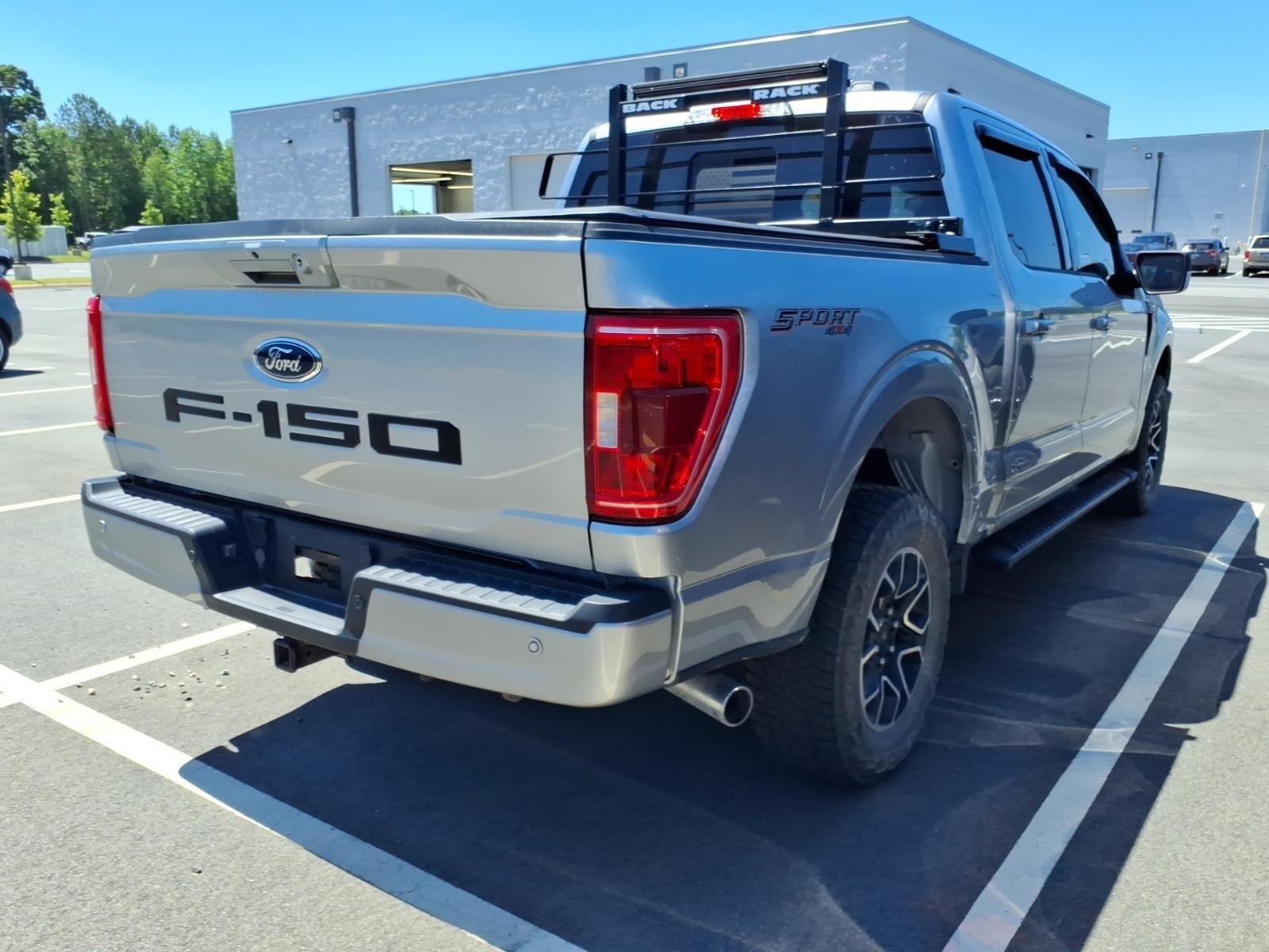 Used 2021 Iconic Silver Metallic Ford XLT image 8