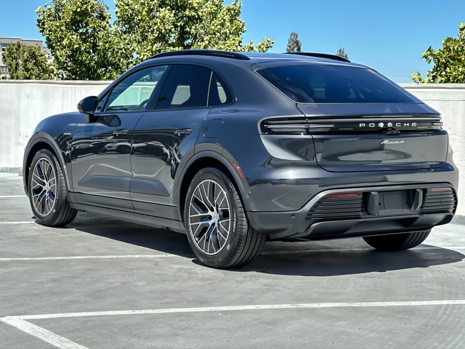 New 2026 Volcano Grey Metallic Porsche 4 Electric image 3