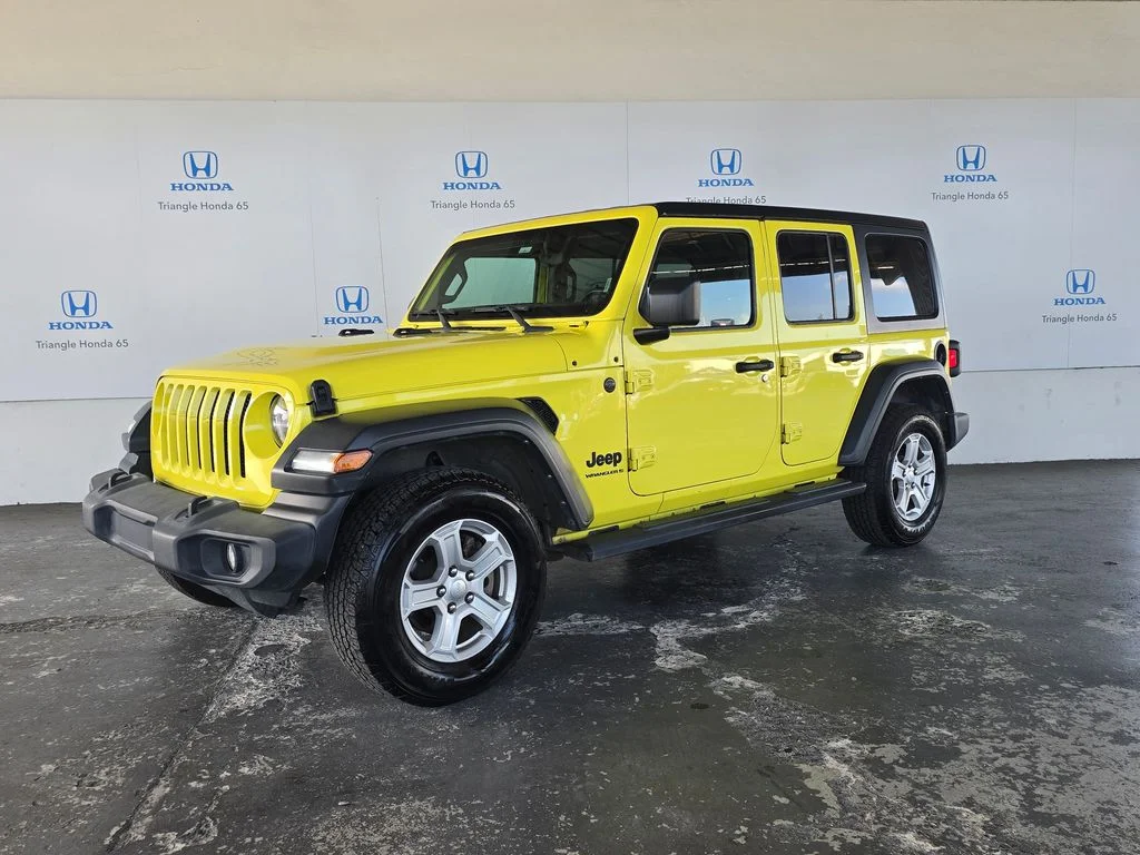 Used 2023 Yellow Jeep Sport S image 2
