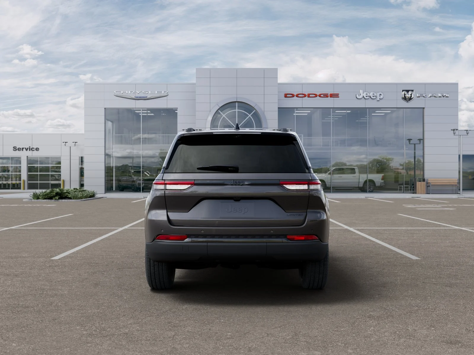 New 2025 Baltic Gray Metallic Clear-Coat Exterior Paint Jeep Limited image 34