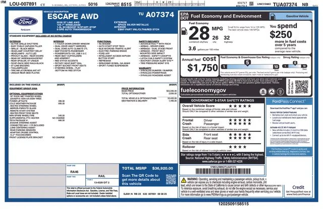 2026 Ford Escape ST-Line - Photo 30