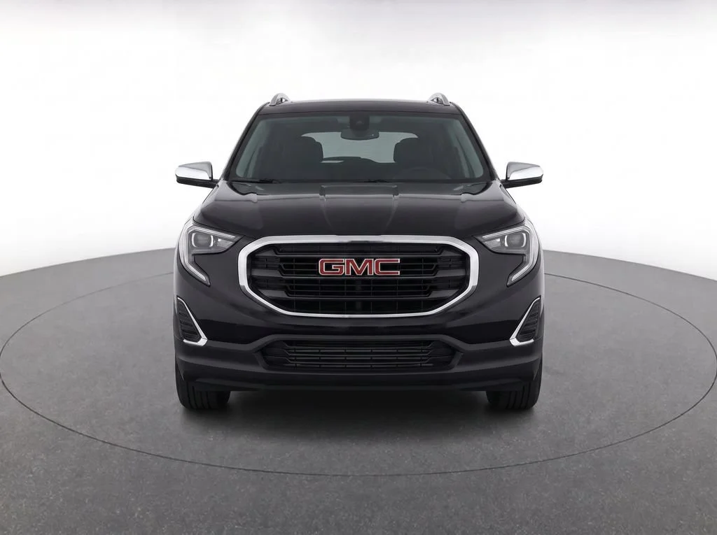 Used 2021 EBONY TWILIGHT METALLIC GMC SLE image 5