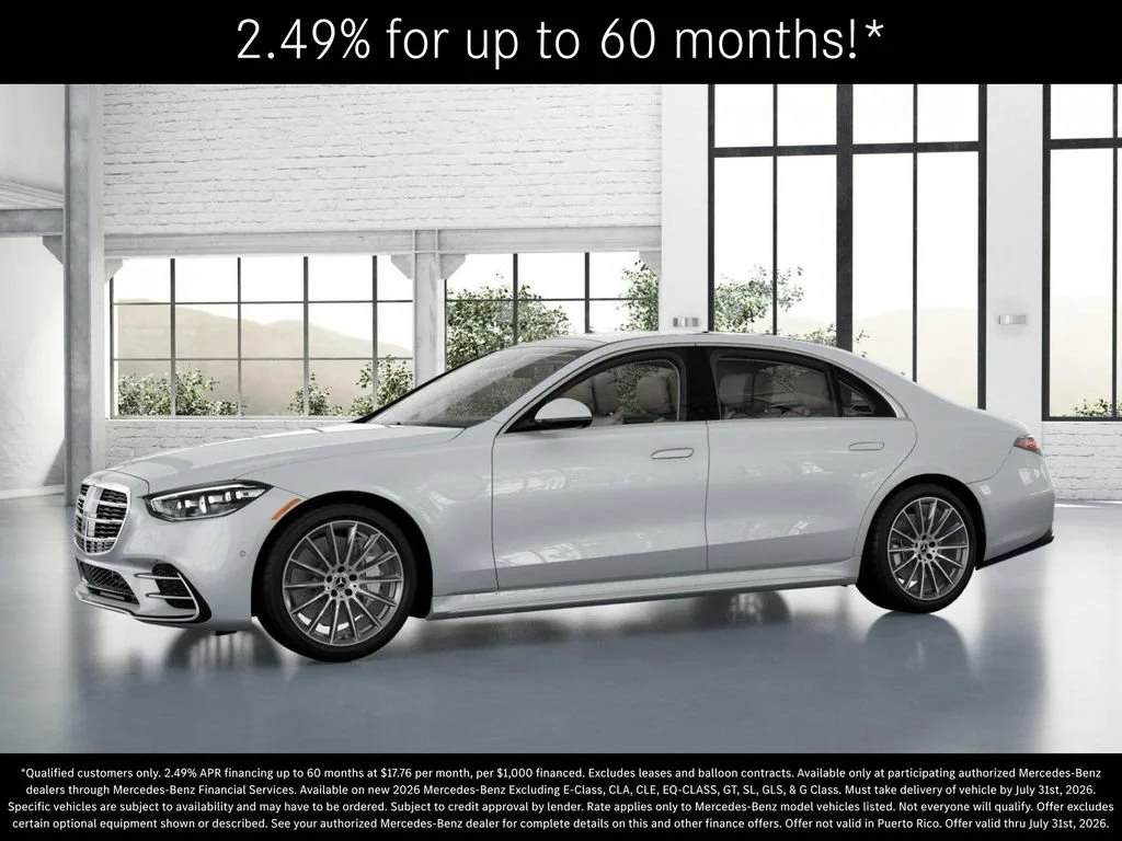 New 2026 MANUFAKTUR Moonlight White Metallic Mercedes-Benz S 500 image 79