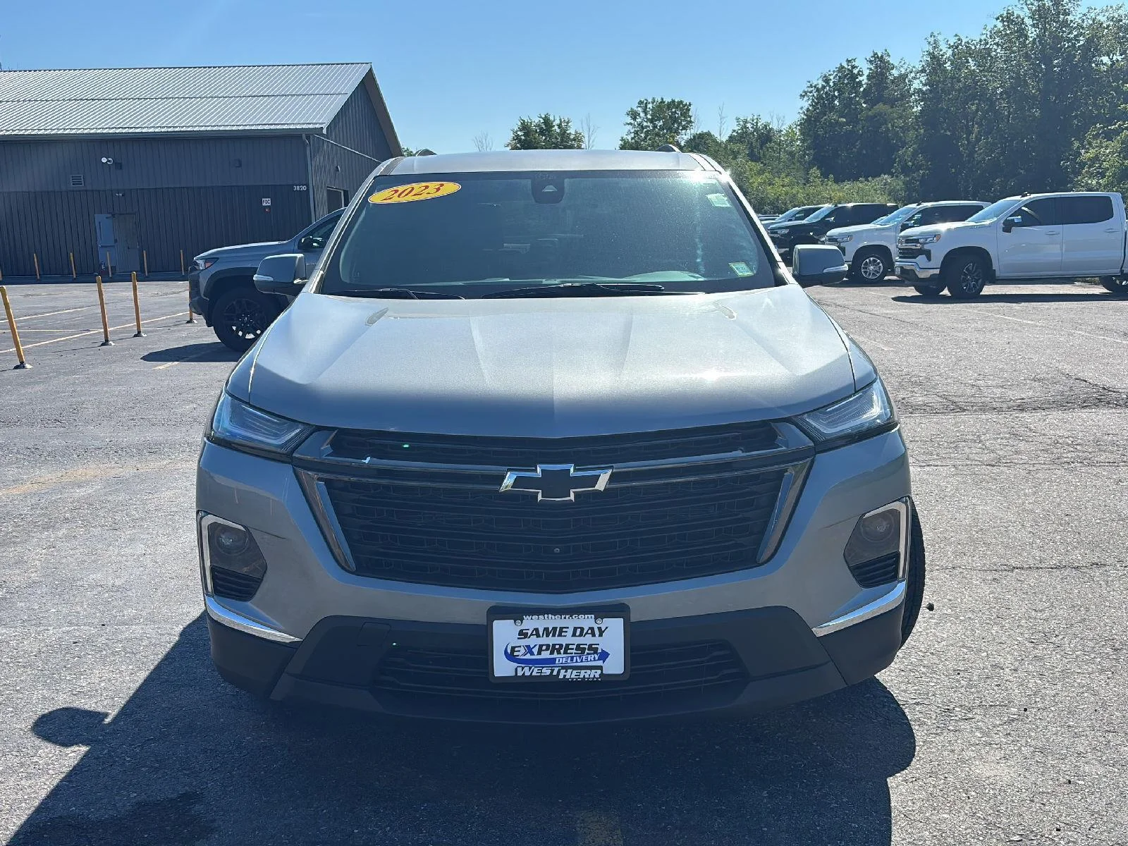 Used 2023 Sterling Gray Metallic Chevrolet LT Cloth image 2
