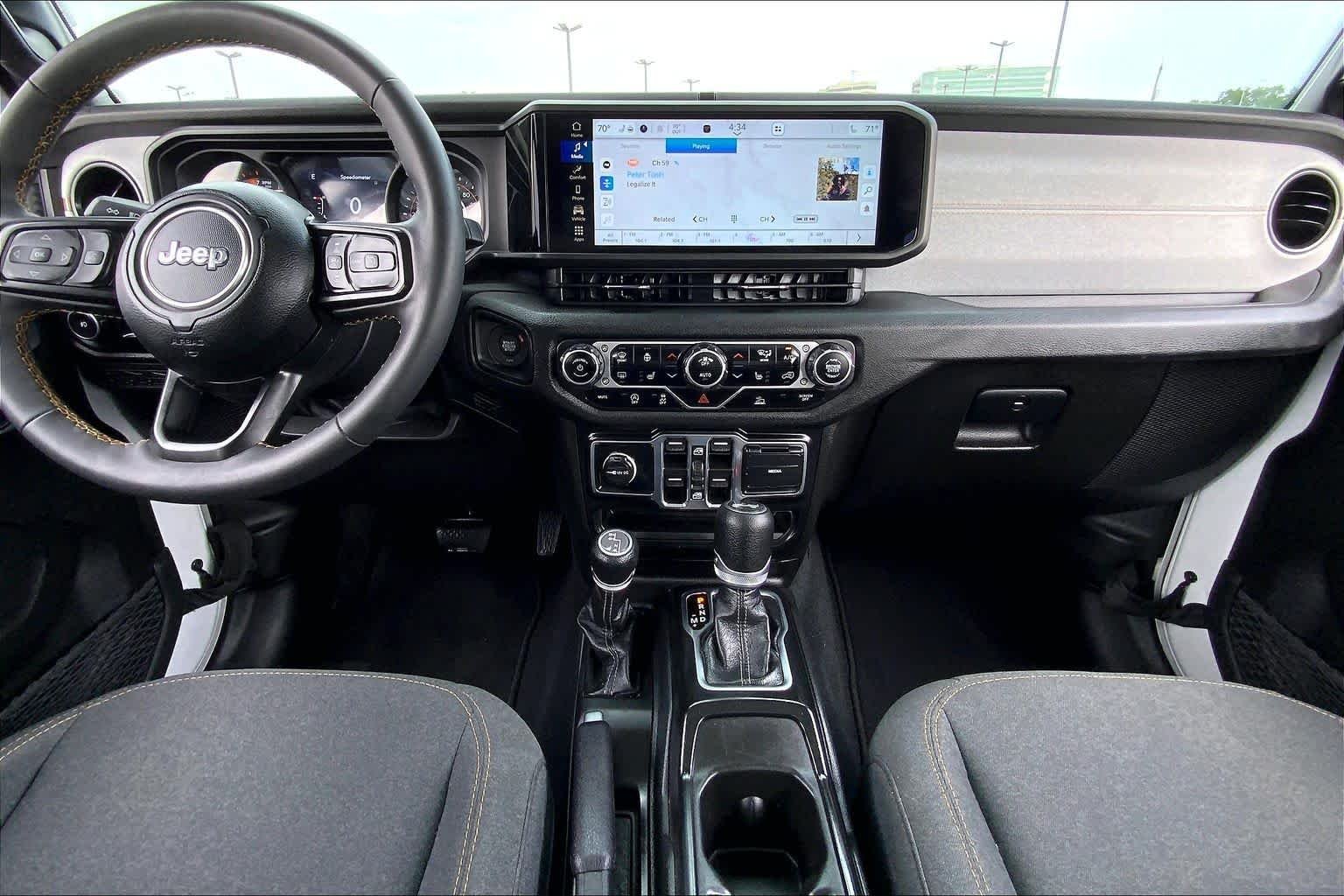 Used 2024 Bright White Clearcoat Jeep Sport S image 23