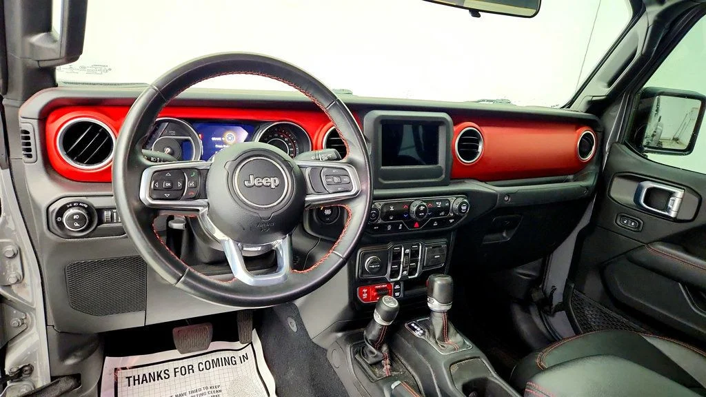 Used 2021 Sting-Gray Clearcoat Jeep Rubicon 4x4 w/ 8-Speed Auto & Freedom Top Hardtop image 11