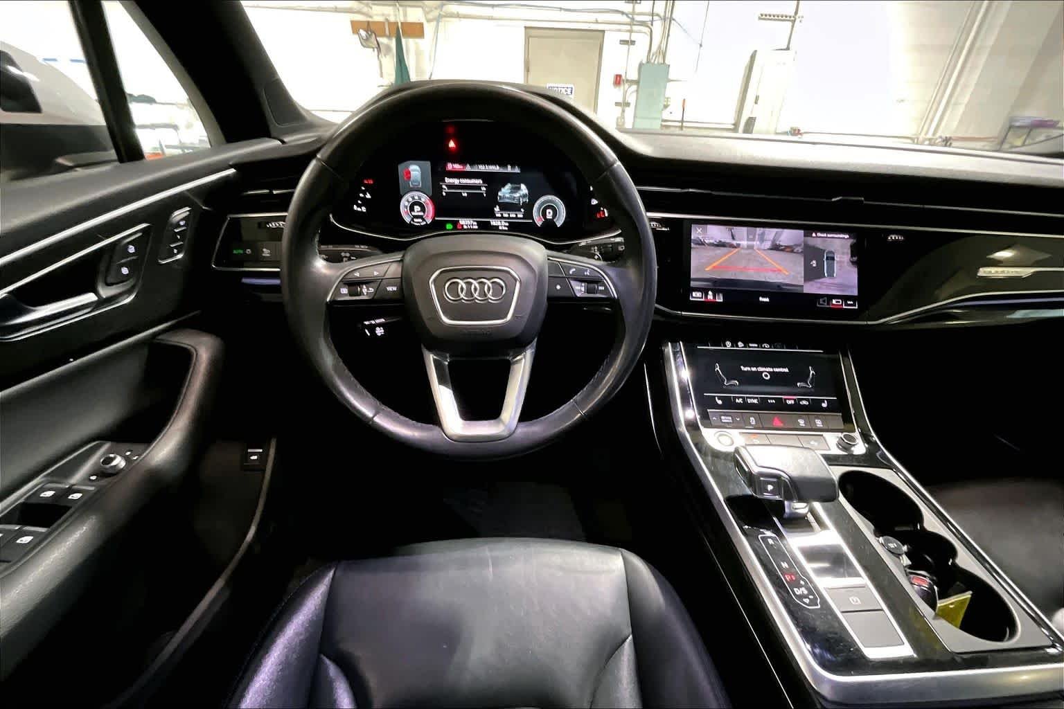 Used 2021 Glacier White Metallic Audi Premium Plus image 6