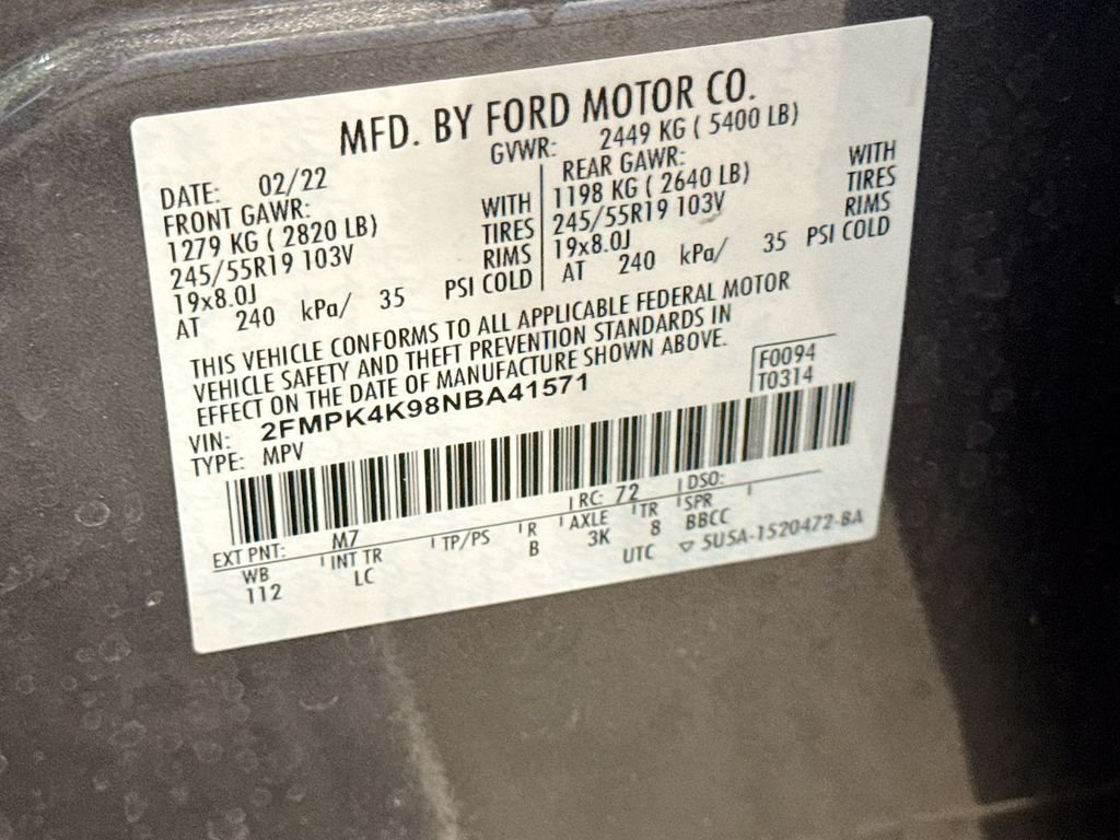 Used 2022 Gray Ford Titanium image 33