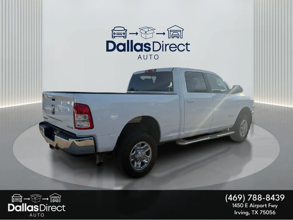 Used 2021 Bright White Clearcoat Ram Big Horn image 6
