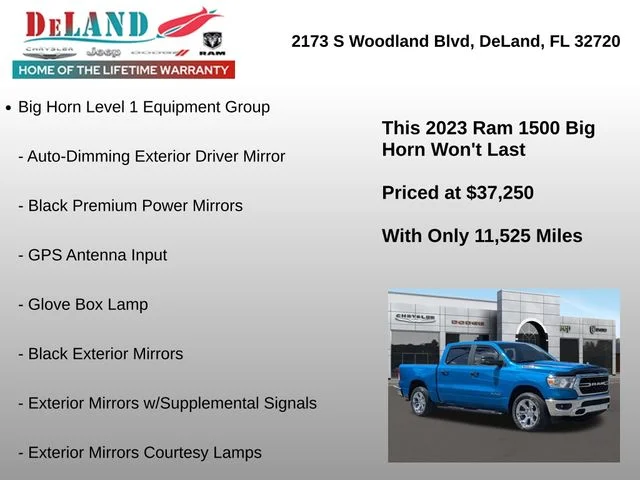 Used 2023 Blue Ram Big Horn/Lone Star image 12