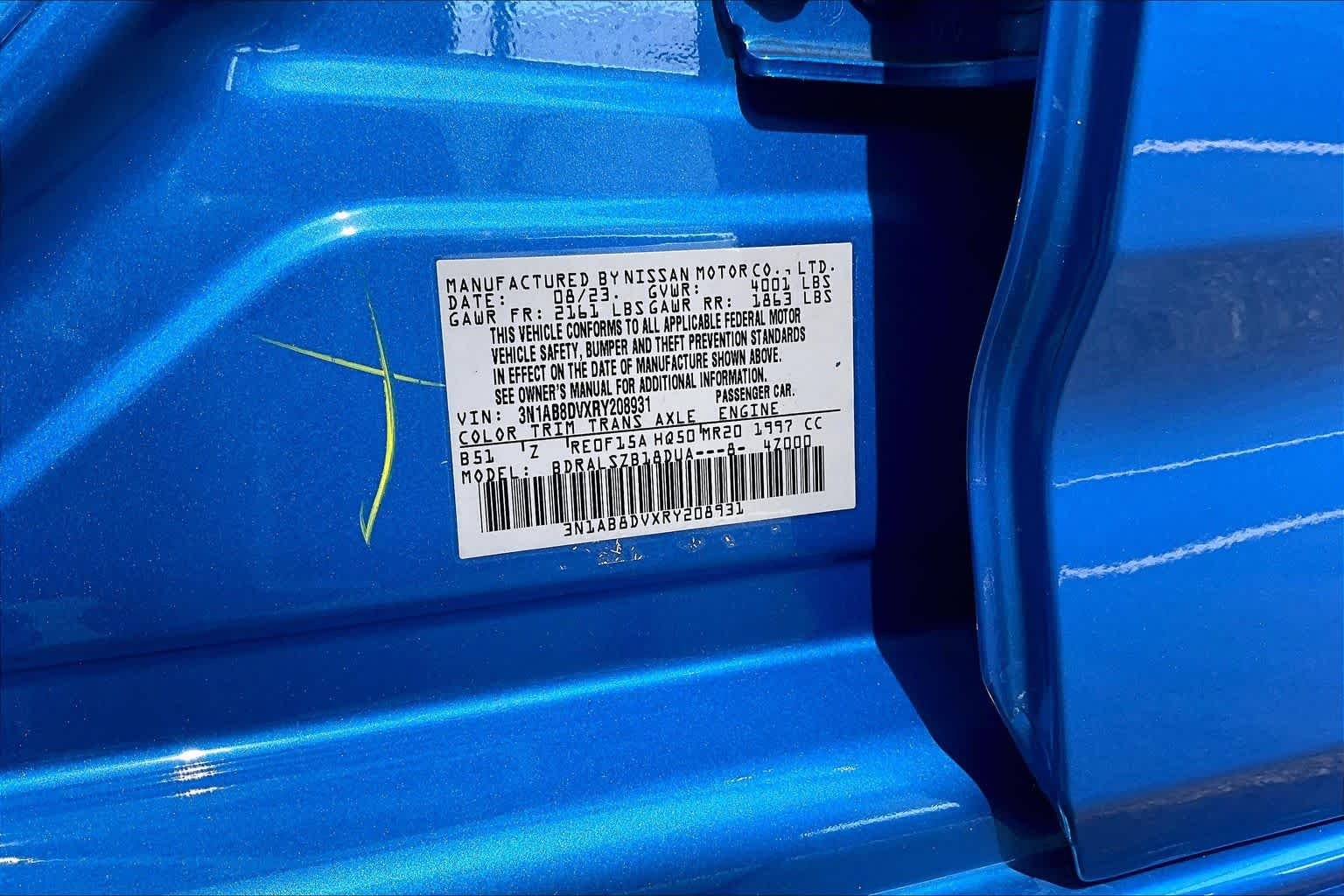 Certified Used 2024 Electric Blue Metallic Nissan SR image 34
