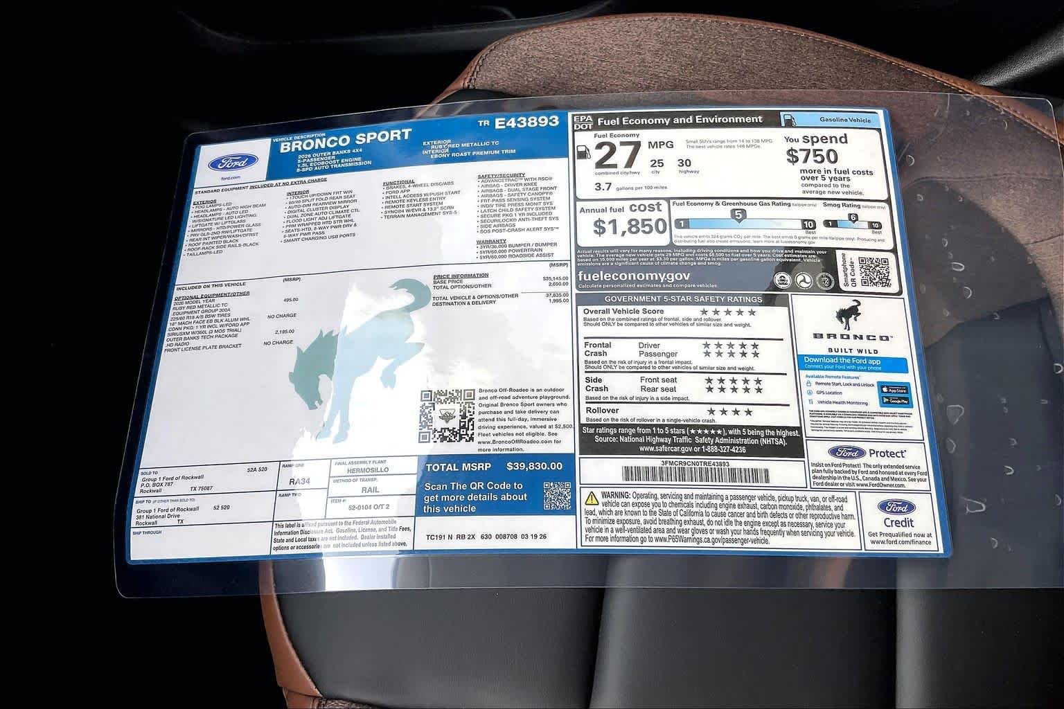 New 2026 Ruby Red Metallic Tinted Clearcoat Ford Outer Banks® image 19