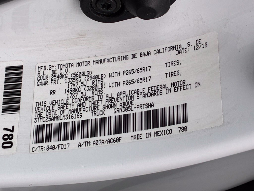 Used 2020 White Toyota TRD Sport image 33