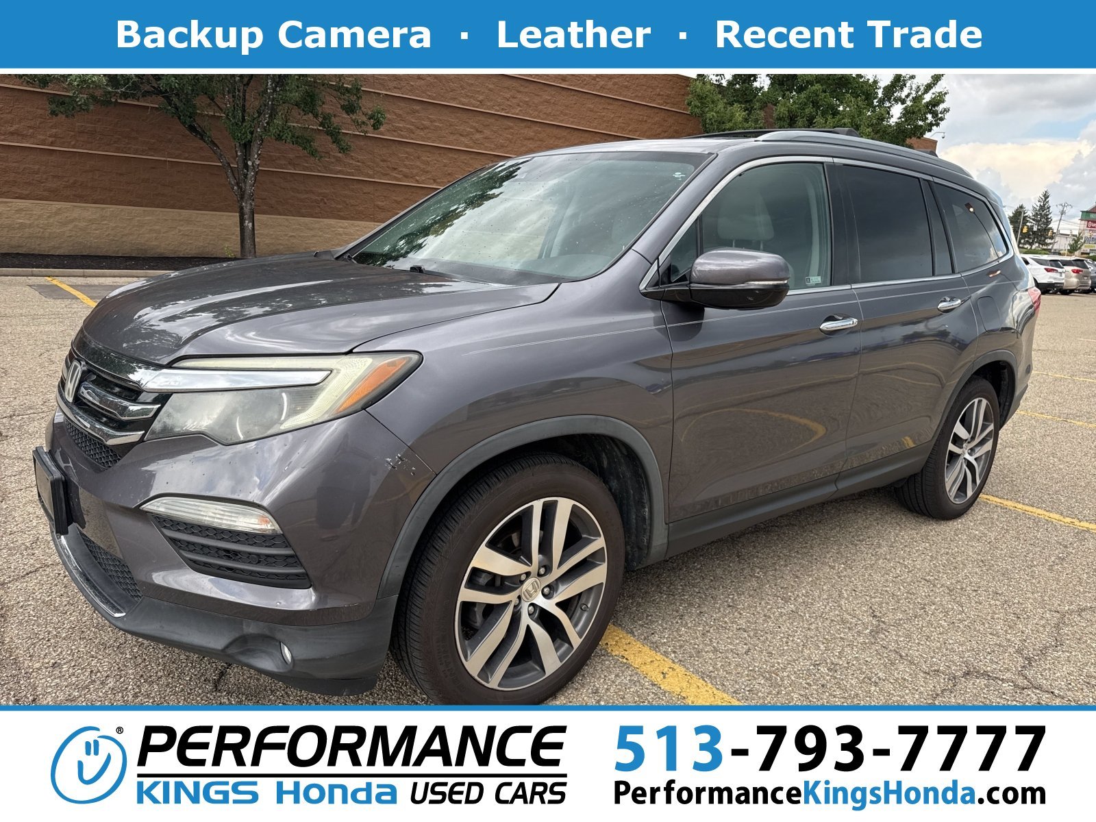 Used 2018 Modern Steel Metallic Honda Touring image 1