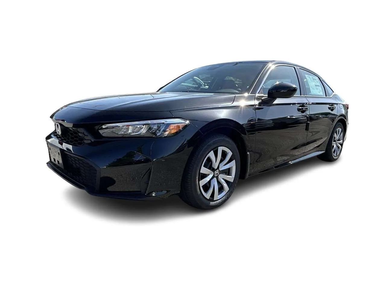 Used 2025 Crystal Black Pearl Honda LX CVT Sedan Certified Pre-Owned   No Accident   O image 7