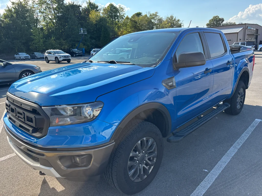 Used 2021 Velocity Blue Metallic Ford XLT image 1