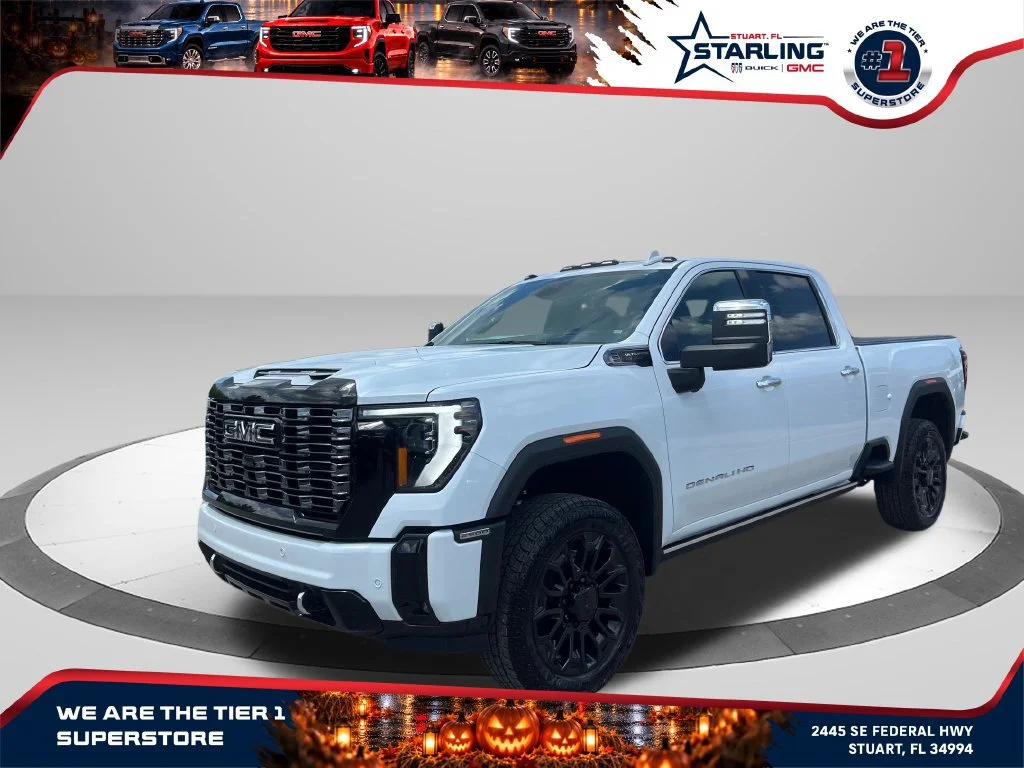 New 2026 Glacier White Tricoat GMC Denali Ultimate image 1