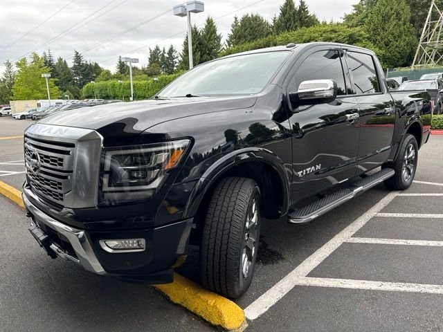Used 2021 Super Black Nissan Platinum Reserve image 2