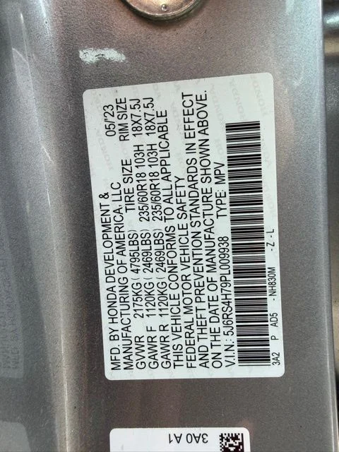Used 2023 Gray Honda EX-L image 32