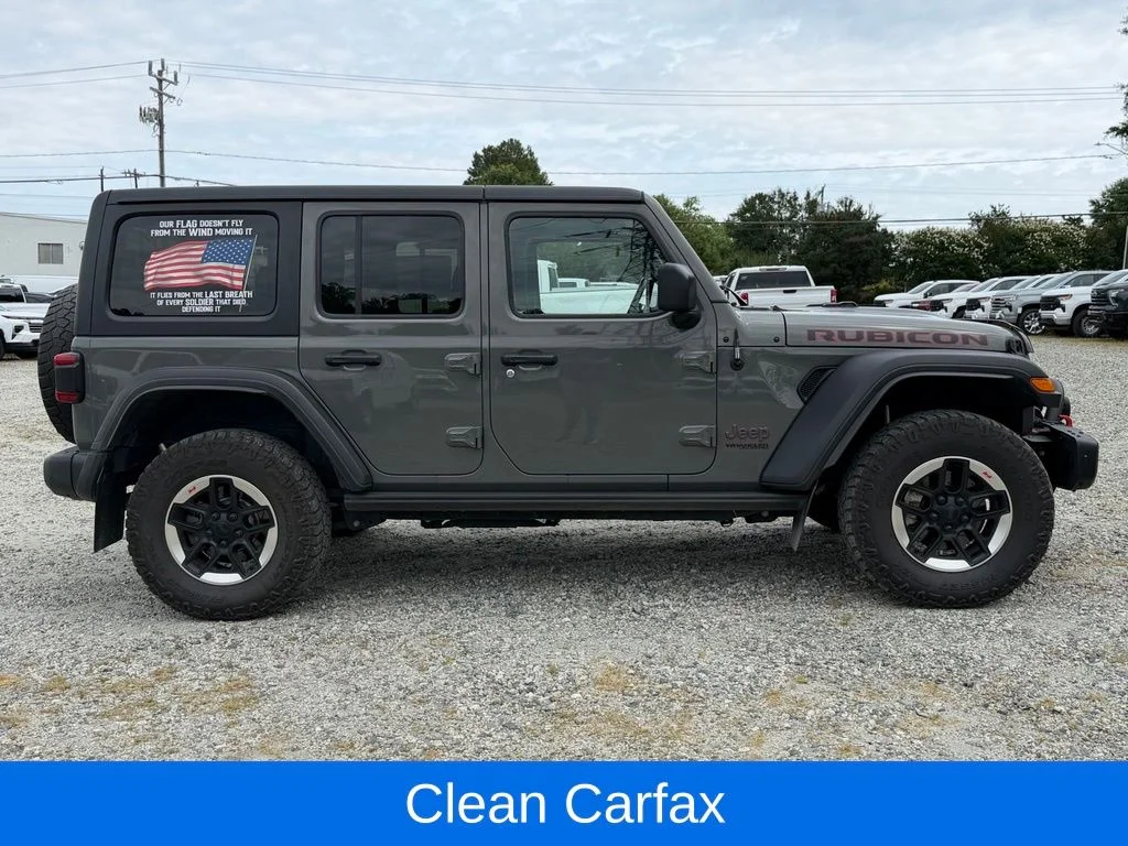 Used 2021 Gray Jeep Unlimited Rubicon image 3