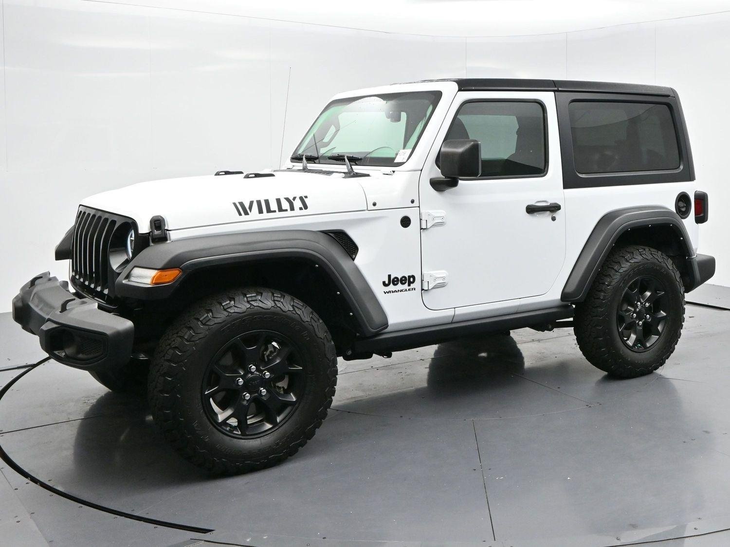 Used 2022 Bright White Clearcoat Jeep Willys image 4