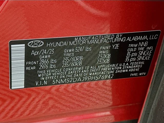 Certified Used 2023 Red Hyundai SEL image 26